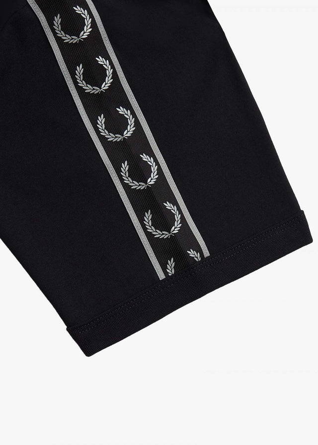 Fred Perry T-Shirts Reflective detail ringer tee - black reflective
