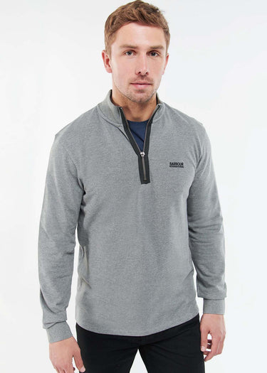 Barbour International Truien Beaker half zip - anthracite marl
