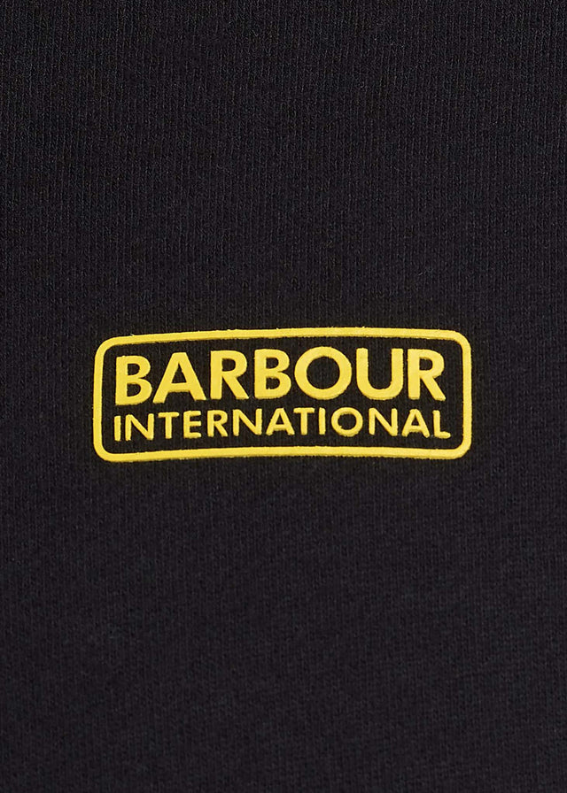 Barbour International Pullover Essential crew neck sweat - black