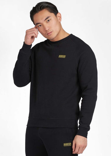 Barbour International Truien Essential crew neck sweat - black