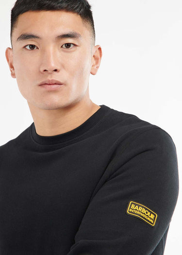 Barbour International Truien  Badge sweat - black