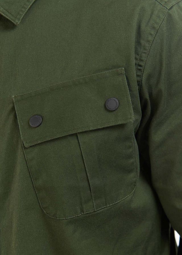 Barbour International Overshirts Graphite overshirt - kombu green