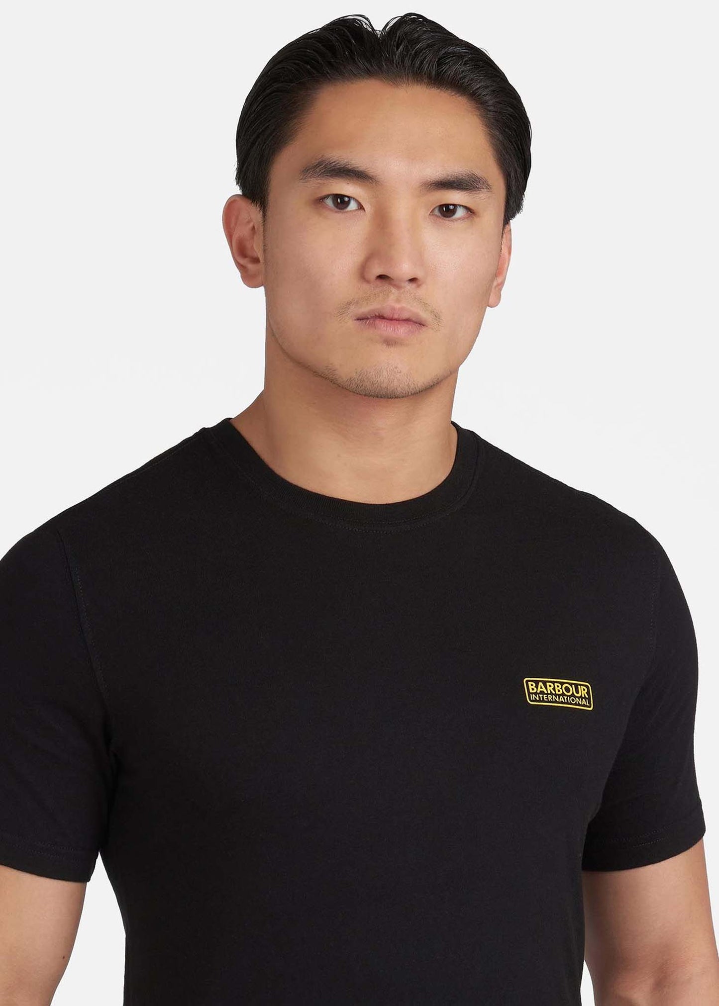 Barbour International T-shirts Small logo tee - black