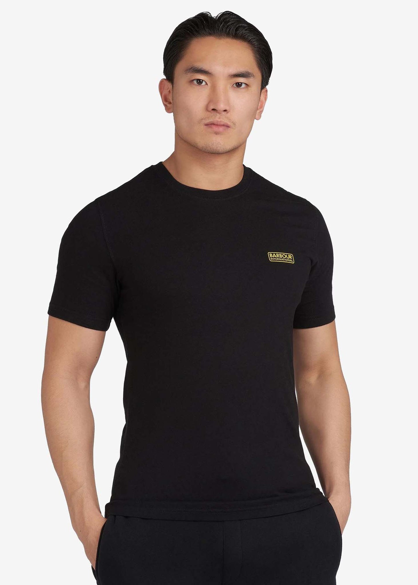 Barbour International T-shirts Small logo tee - black