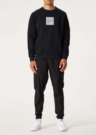 Weekend Offender Truien WOAN reflective sweat - black
