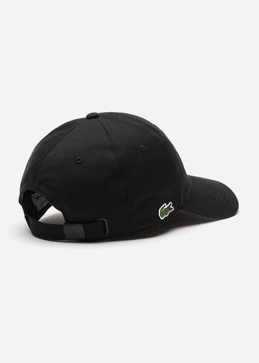 Lacoste Caps Cotton twill cap - black