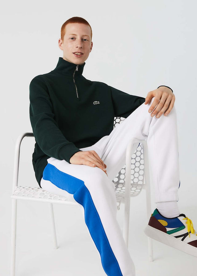 Lacoste Pullover Sweater half zip - sinople