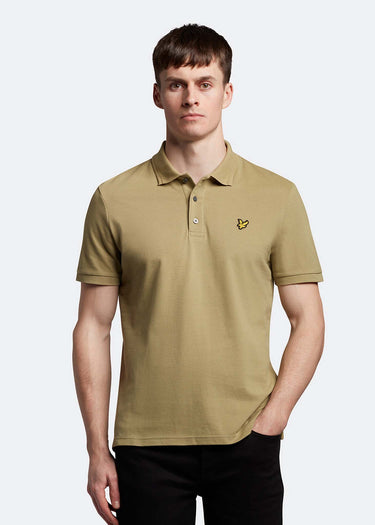 Lyle & Scott Polo's  Crest tipped polo shirt - seaweed