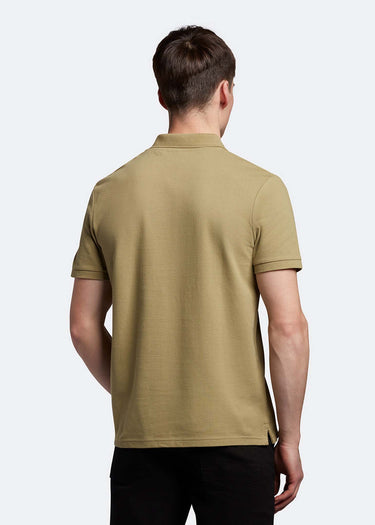 Lyle & Scott Polo's  Crest tipped polo shirt - seaweed