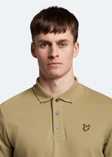 Lyle & Scott Polo's  Crest tipped polo shirt - seaweed