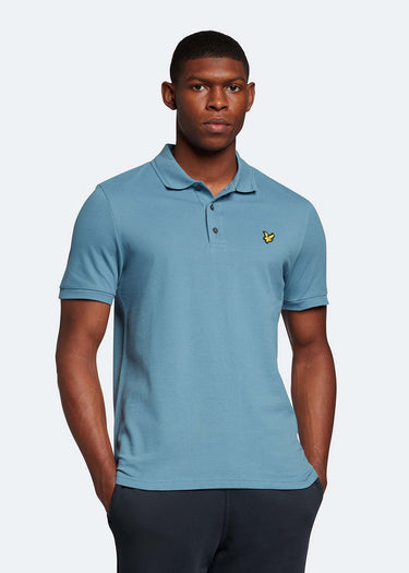 Lyle & Scott Polo's  Crest tipped polo shirt - skipton blue
