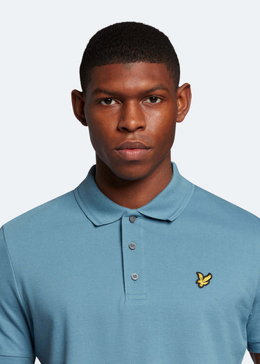 Lyle & Scott Polo's  Crest tipped polo shirt - skipton blue