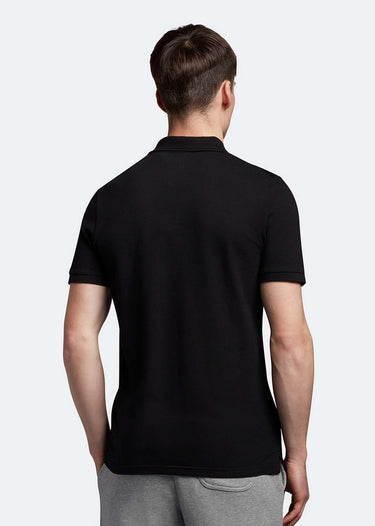 Lyle & Scott Polo's  Crest tipped polo shirt - jet black