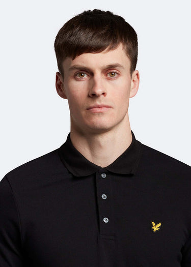 Lyle & Scott Polo's Crest tipped polo shirt - jet black