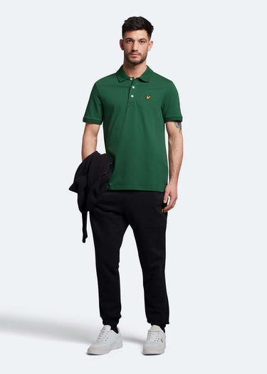 Lyle & Scott Polo's Plain polo shirt - english green