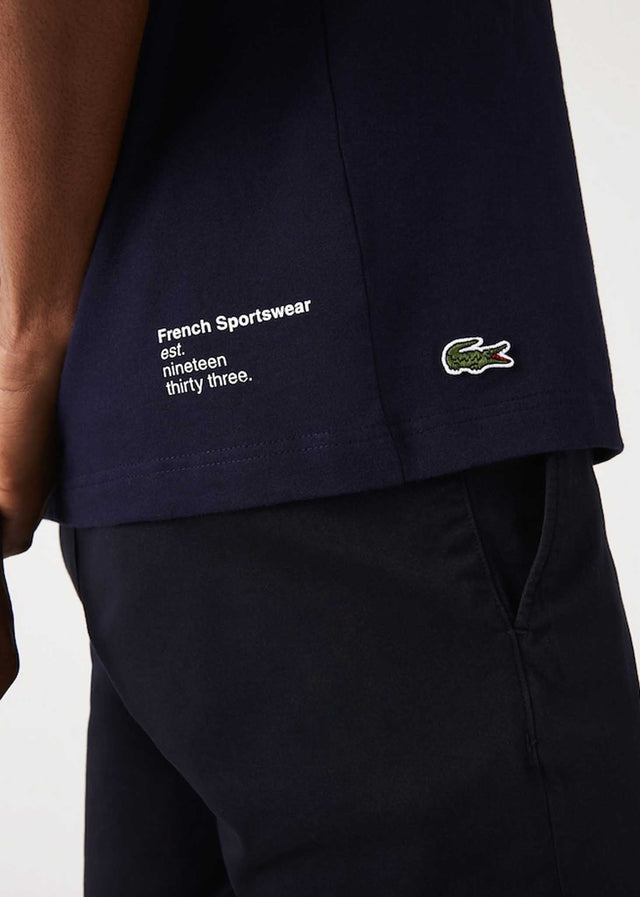 Lacoste T-Shirts Branded t-shirt - navy blue