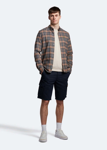 Lyle & Scott T-shirts  Crest tipped t-shirt - cove