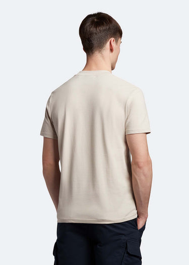 Lyle & Scott T-shirts  Crest tipped t-shirt - cove