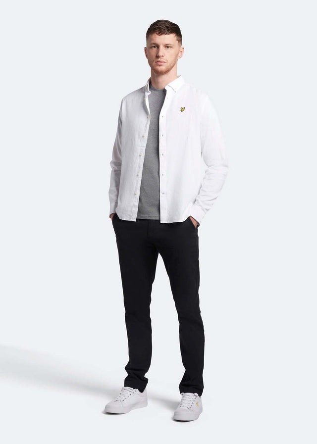 Lyle & Scott T-Shirts Plain t-shirt - mid grey marl