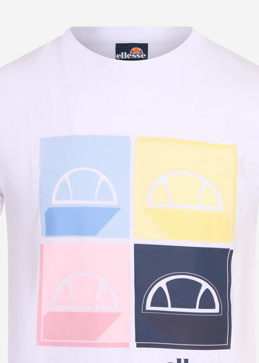 Ellesse T-shirts Dice tee - white
