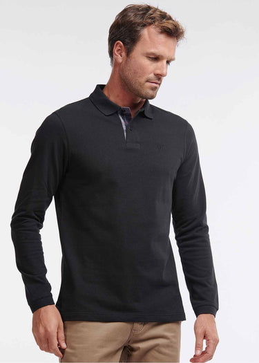 Barbour Longsleeve Polo's L/S sports polo - black