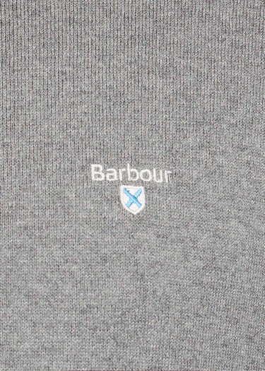 Barbour Truien Essential cotton cashmere crew - grey marl