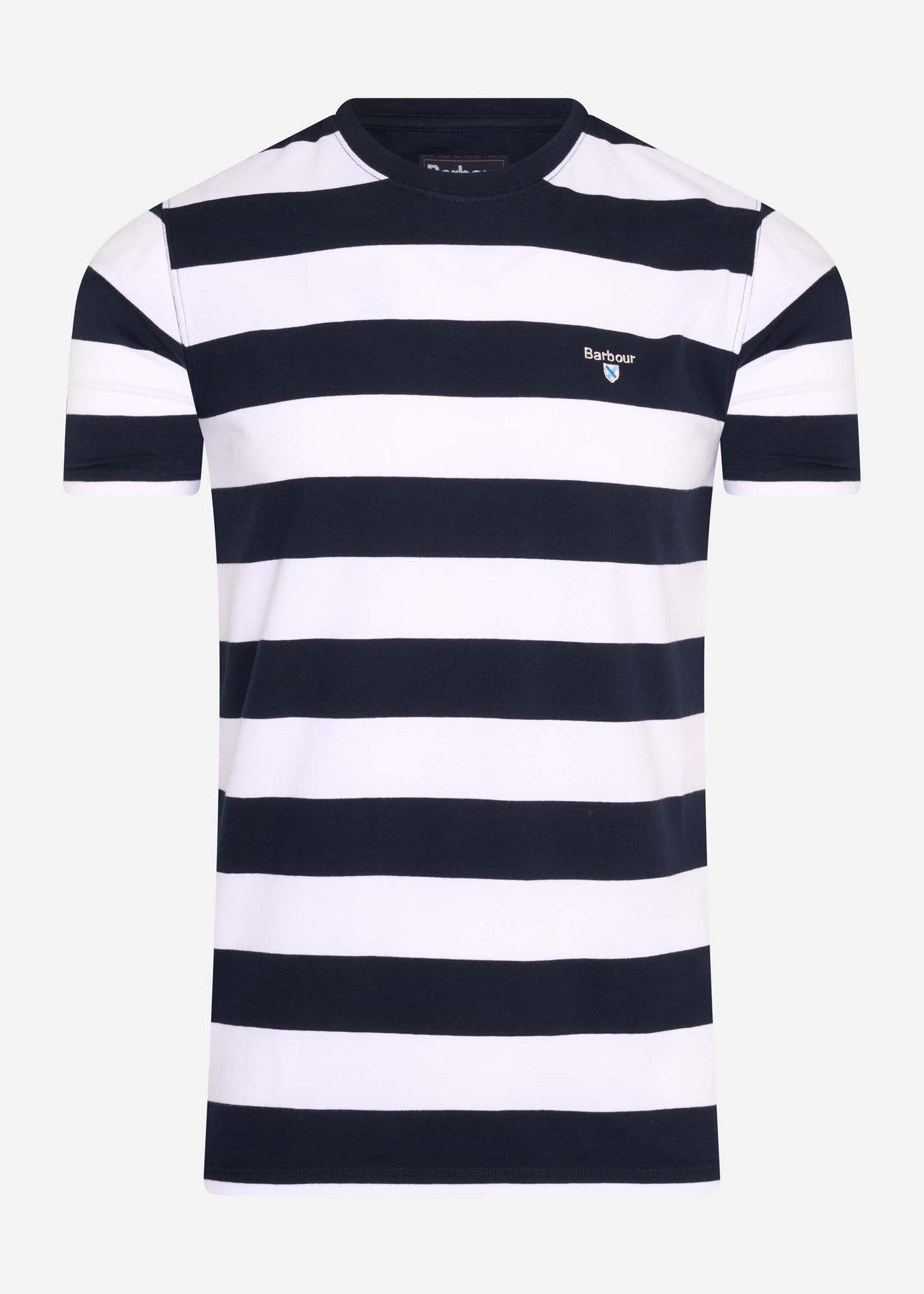Barbour T-shirts Beach stripe tee - navy