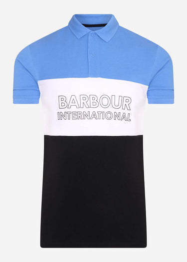 Barbour International Polo's Bold polo - pure blue