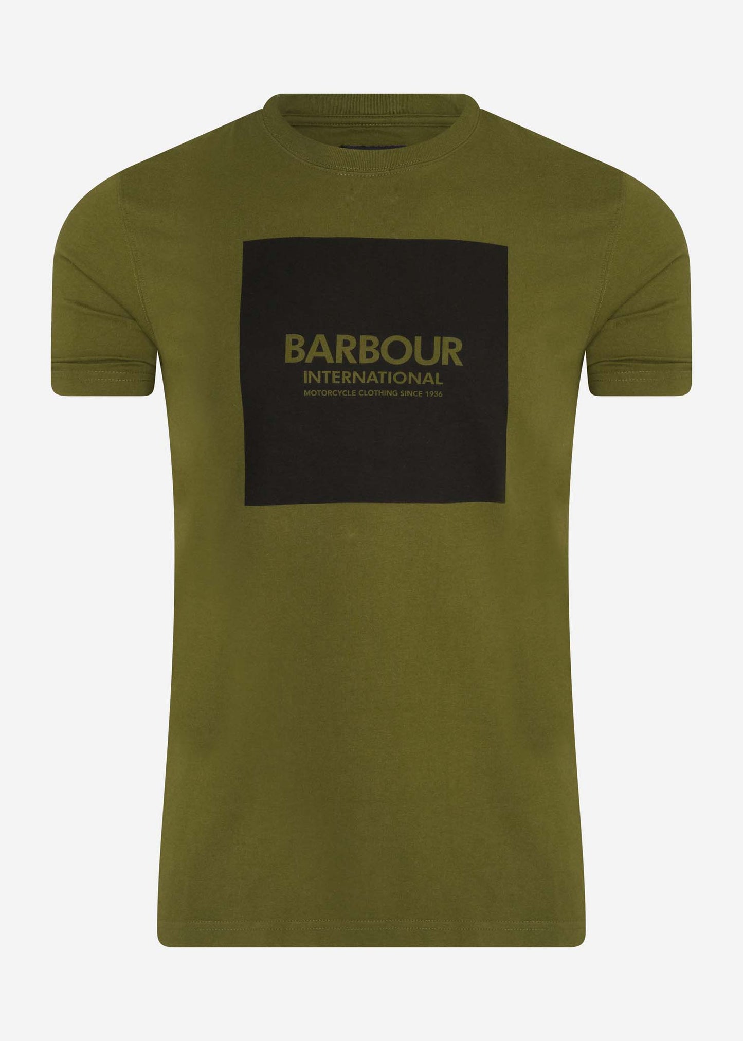 Barbour International T-shirts Block tee - vintage green
