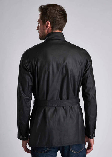 Barbour International Jassen Slim international wax jacket - black