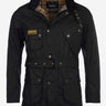 Barbour International Jassen Slim international wax jacket - black
