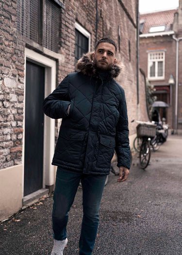 Barbour Jassen  Holburn quilt - navy