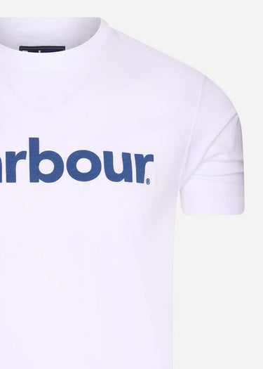 Barbour T-shirts  Logo tee - white