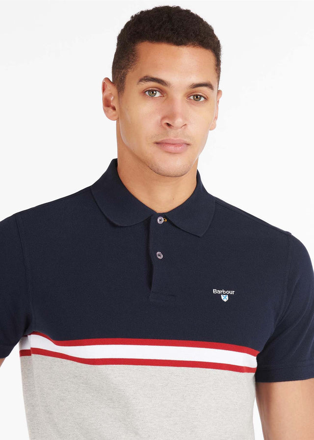 Barbour Poloshirts Block colour polo - navy