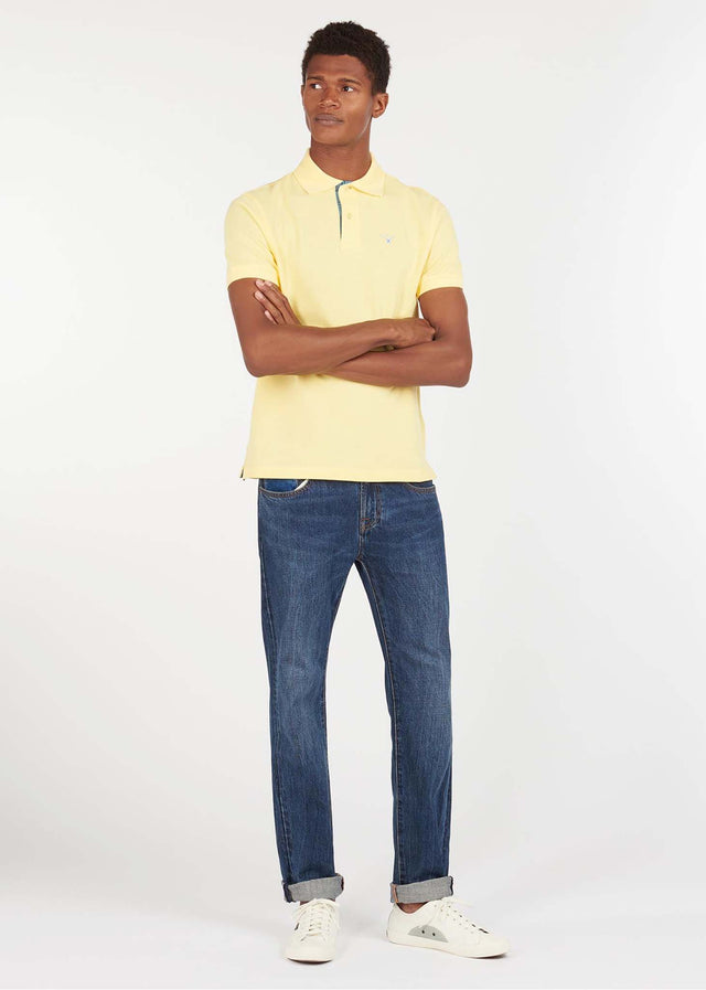 Barbour Poloshirts Tartan pique polo - corn