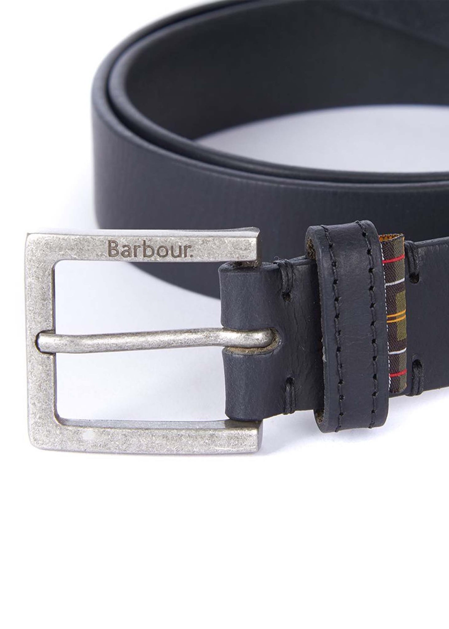 Barbour Riemen Pull up leather - black