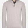 Barbour Truien Tain half zip - grey marl