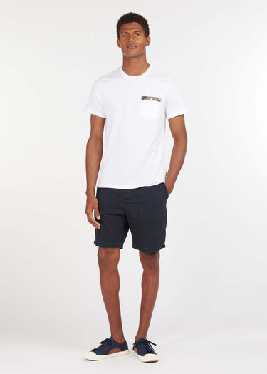 Barbour T-shirts  Durness pocket tee - white