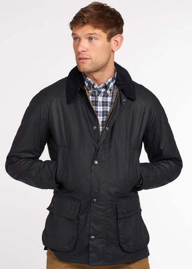 Barbour Jassen Ashby wax jacket - navy