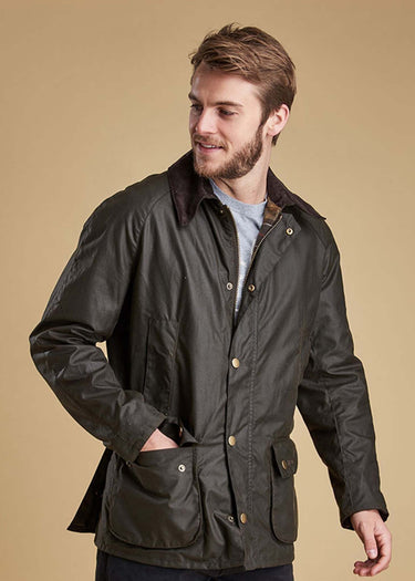 Barbour Jassen Ashby wax jacket - olive