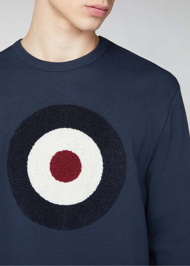 Ben Sherman Truien Signature target sweat - dark navy