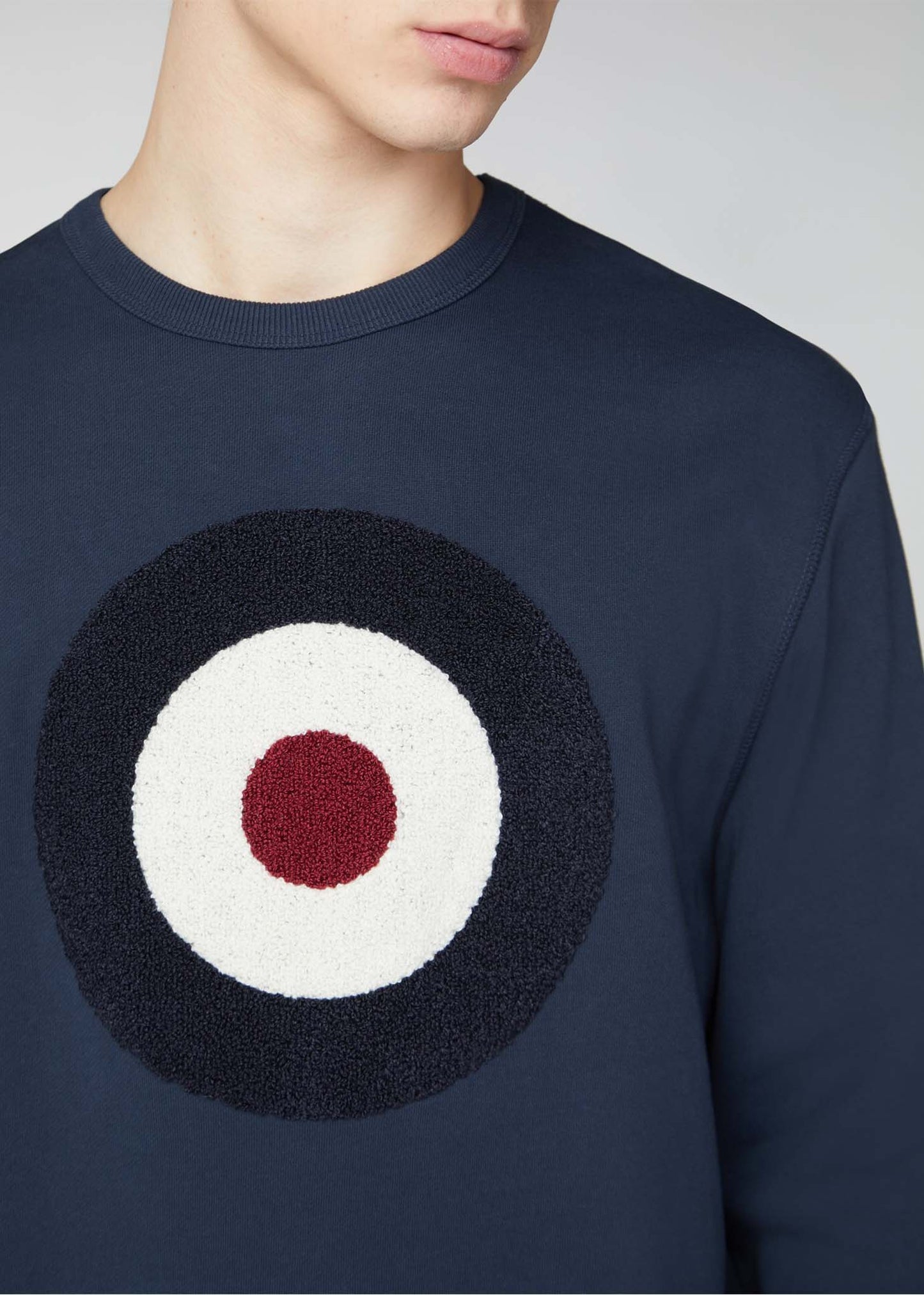 Ben Sherman Truien Signature target sweat - dark navy
