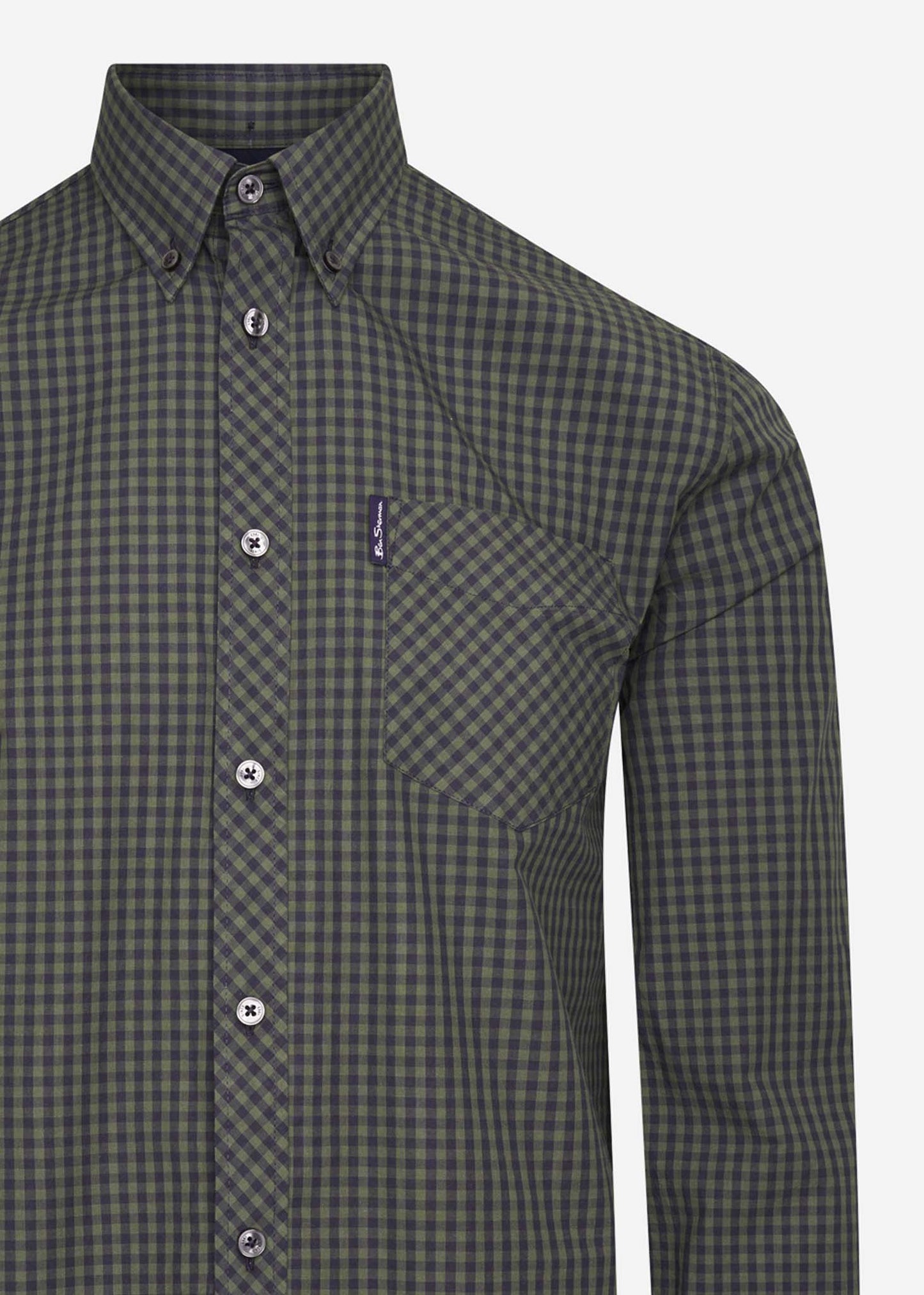 Ben Sherman Overhemden Signature gingham aw - loden