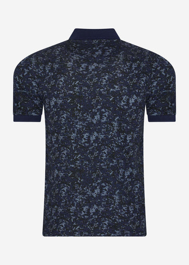 Lyle & Scott Polo's Earth camo polo shirt - dark navy