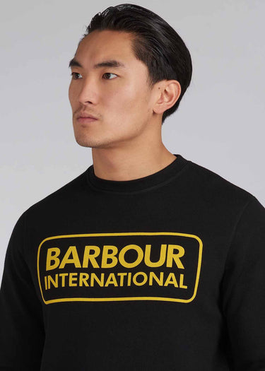 Barbour International Truien Large logo sweat - black