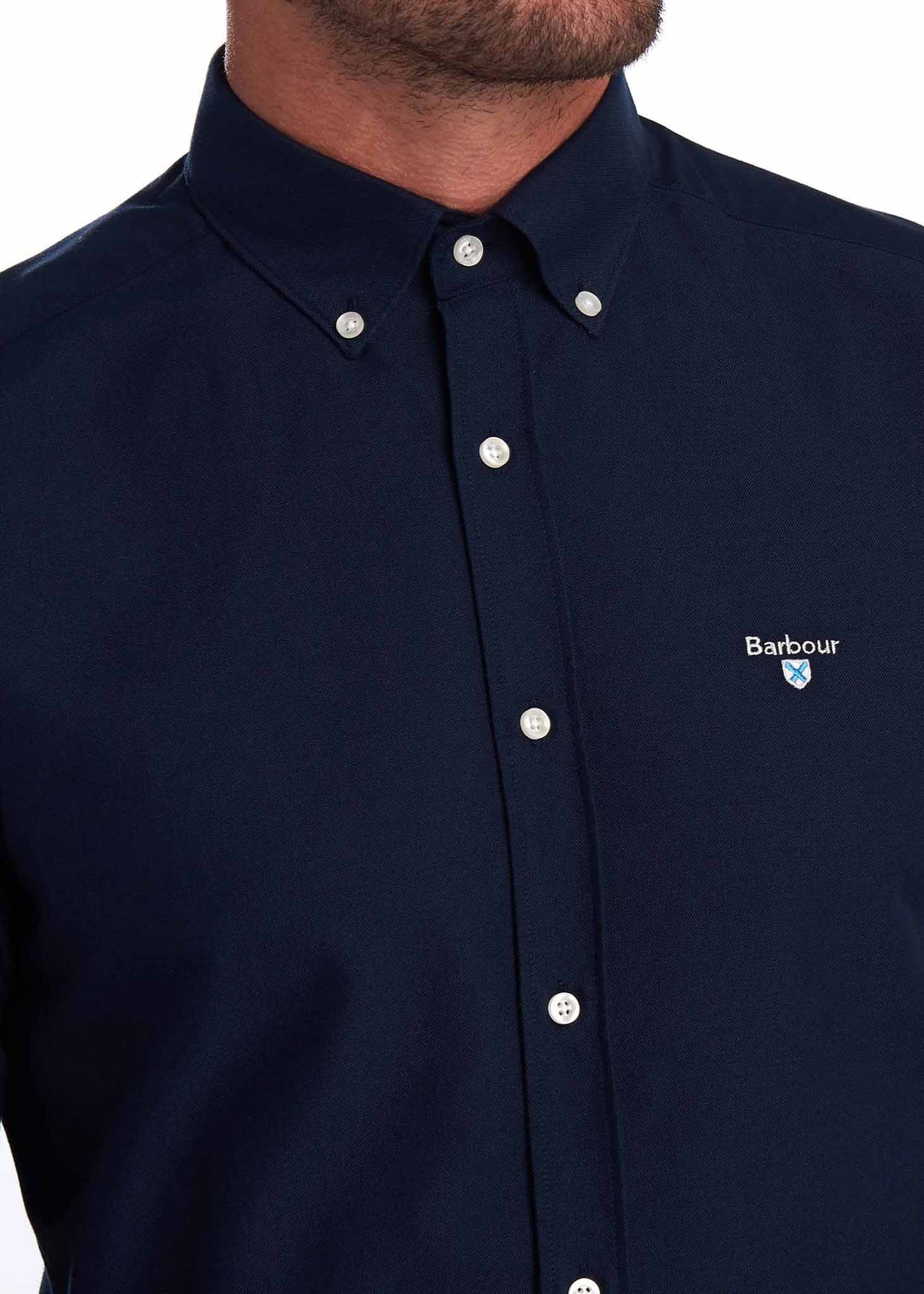 Barbour Overhemden Oxford 3 tailored shirt - navy