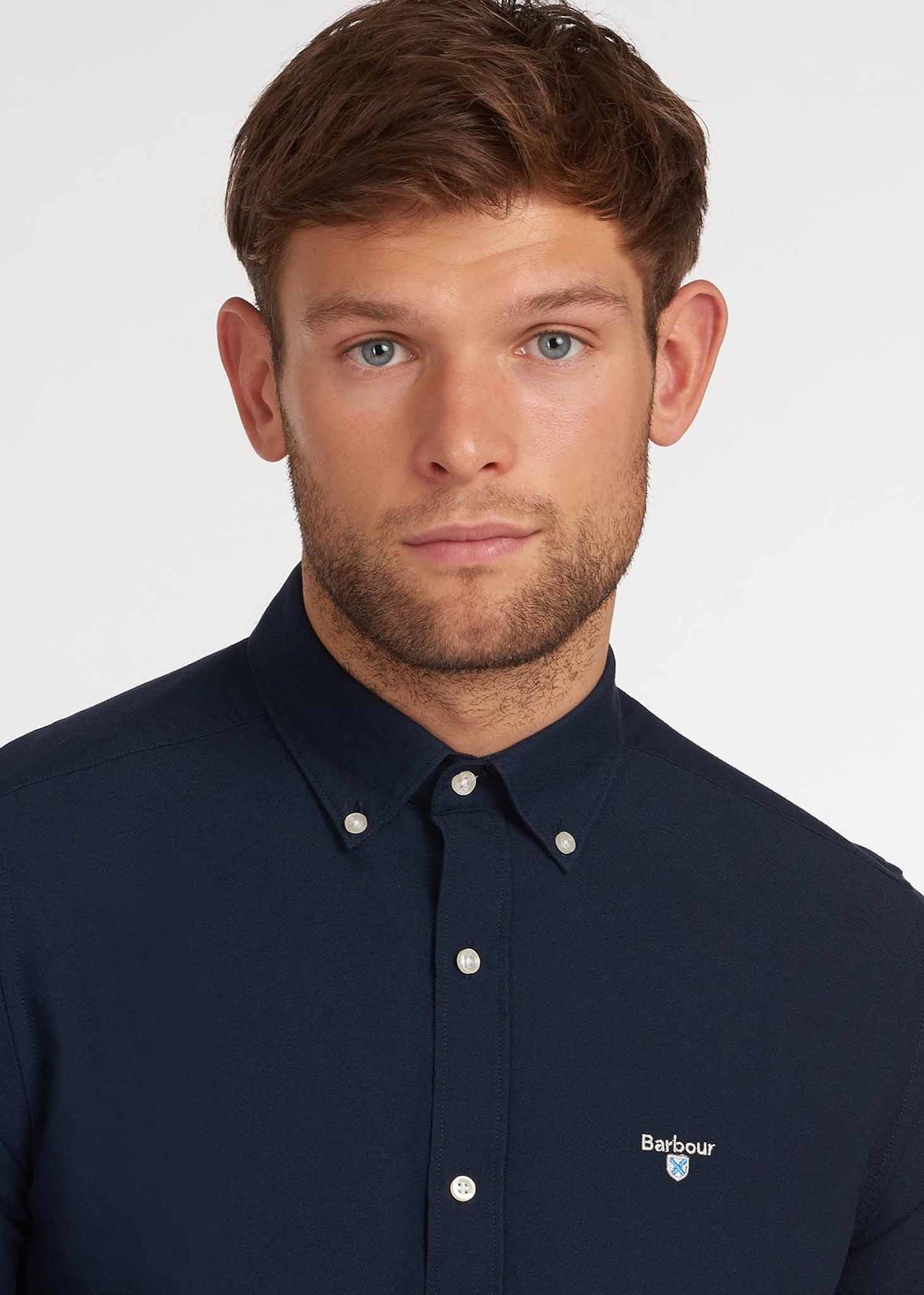 Barbour Overhemden Oxford 3 tailored shirt - navy