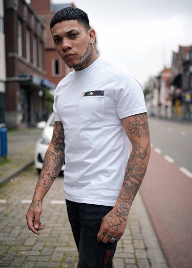 Barbour T-shirts  Durness pocket tee - white