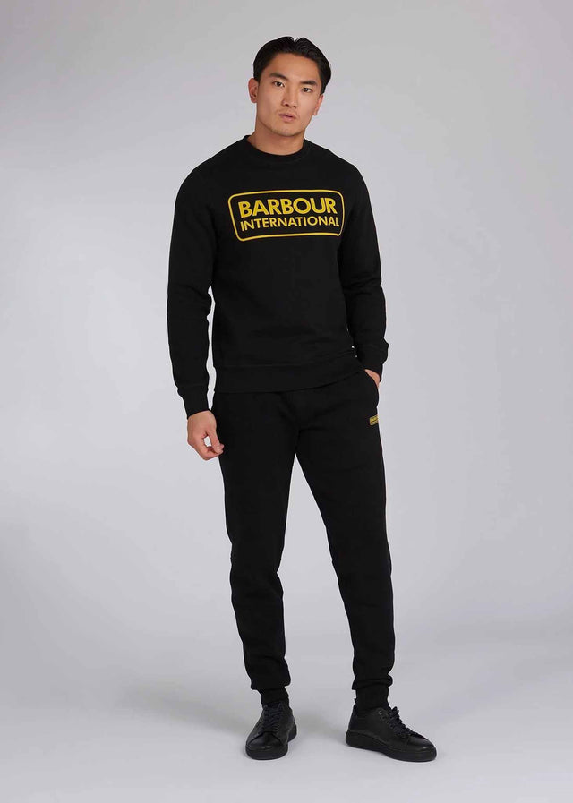 Barbour International Pullover Large logo sweat - black