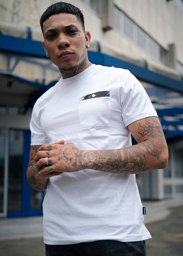 Barbour T-shirts  Durness pocket tee - white
